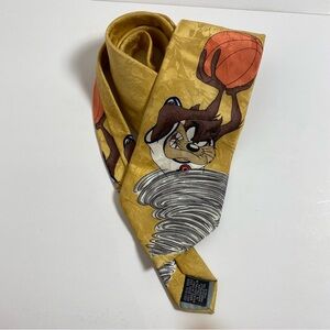 Looney Tunes Taz Basketball Tie 90s